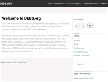 Tablet Screenshot of debs.org